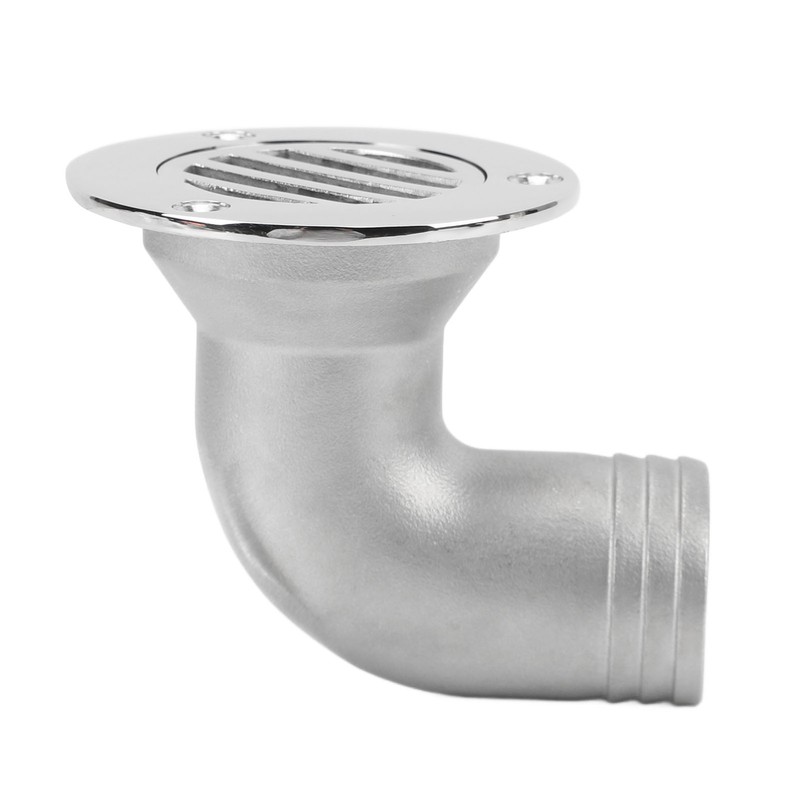 Boat Deck Drain 90 Degree Elbow 316 Stainless Steel Split
