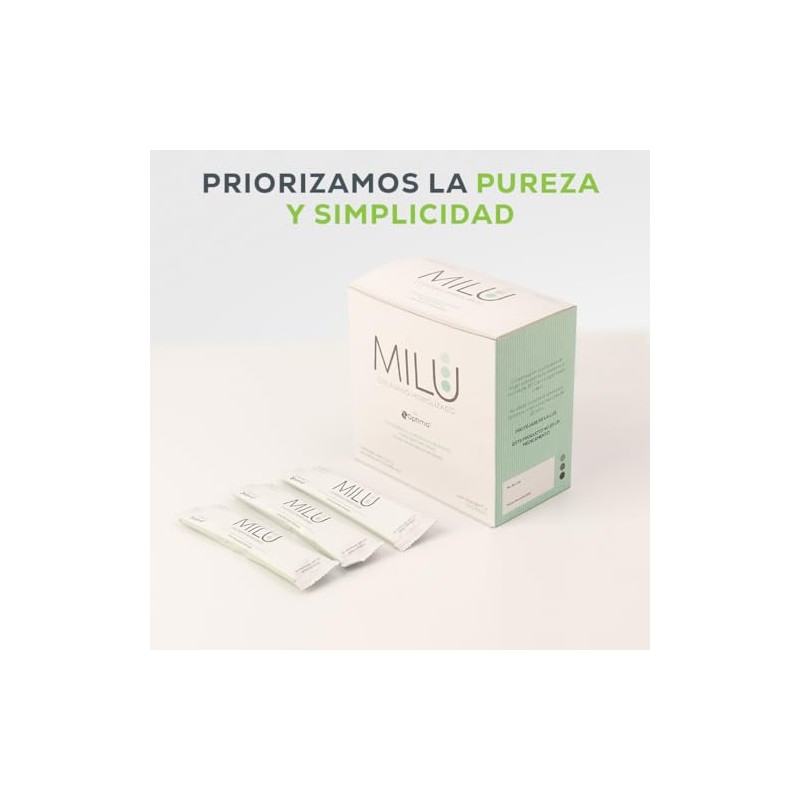 Milu Colágeno Hidrolizado Magnesio Vitamina Sobres Individuales 11g 1caja Suplemento
