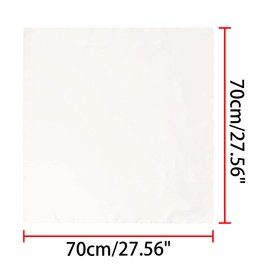 Allegra K Scarf, Plain, Square, Neckerchief, 27.6 inches (70 cm), Women's, beige