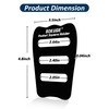 BOKUGE Pocket Square Holder,Keeps Pocket Squares for Men in Place，Fashionable