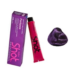 Kolor shot Tinte de fantasía en crema funny colors, tubo de 90gr (Violeta)