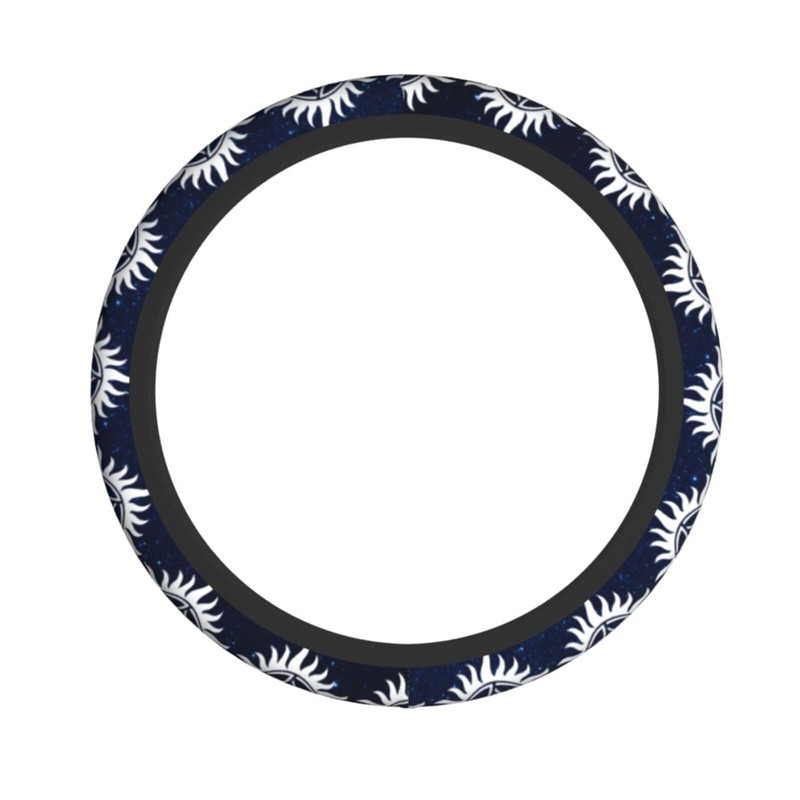 Steering Wheel Cover for Women Men Anti-Slip Breathable and Sweat