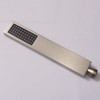 Square Solid Brass Hand Held Shower Head With Wall Connector