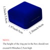 GBYAN 2 Slots Ring Box with LED Light for Wedding