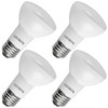 LUXRITE BR20 LED Bulb, 45W Equivalent, 3500K Natural White, Dimmable,