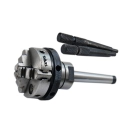 Shars 2" 3 Jaw Mini Self Centering Scroll Lathe Chuck Morse Taper MT1 202-5402 P[