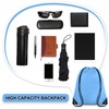 Grneric Blue Drawstring Backpack Bulk 28 PCS Drawstring Bags String
