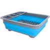 cartrend Caravan Dish Drainer Foldable Dish Drainer Plate Glasses Cup