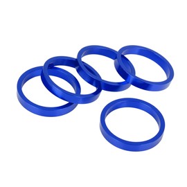 TUCKBOLD 5 Pcs 5mm Bike Aluminium Alloy Headset Spacer Fit 11/8inch Stem Blue Automotive Parts