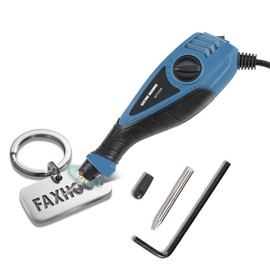 Engraver Pen, 25W 6 Speed Engraving Pen for Metal, Wood, Glass and Plastic, Handheld Engraving Etching Tool with Tungsten Carbide Steel Bit and Hex Key