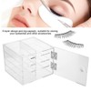 8 Layers False Eyelash Extension Carry Case Transparent Acrylic Storage