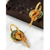 Dragon Earrings For Women, Gold Red Green Colorful Enamel Drop