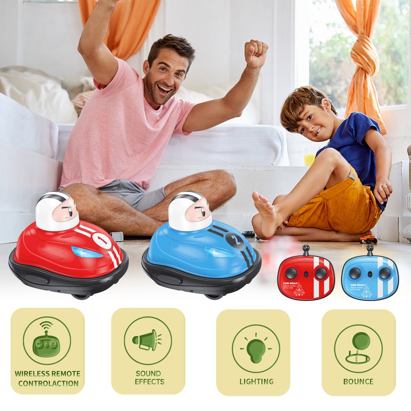 Toddler Remote Control Car 2 Pack Cartoon Remote Control Cars