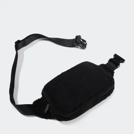 Pander Large 2L Fanny Pack Everywhere Fleece Belt Bag for Women and Men with Adjustable Strap Belt. (Black)