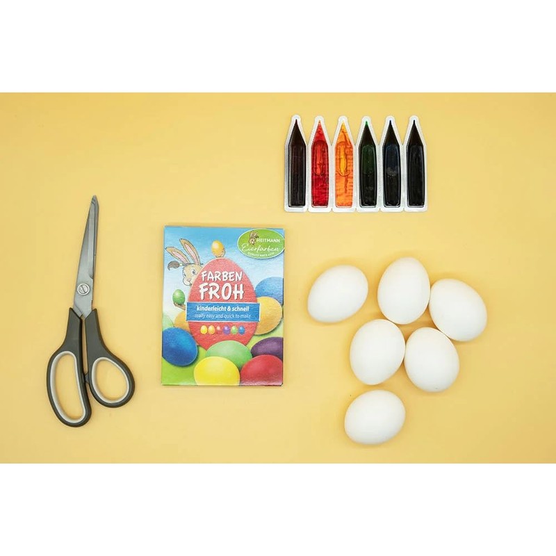 Heitmann Eierfarben Colour Fullness Liquid Egg Dyes, Pack of 6,