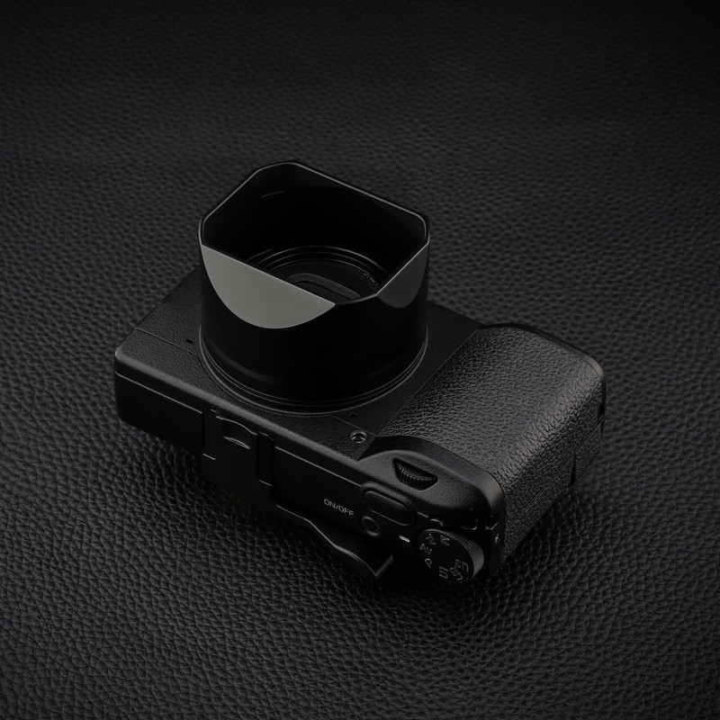Haoge Metal Square Lens Cover for RICOH GRIIIX, GR3X and