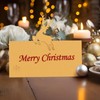 Christmas Table Name Cards Christmas Place Cards 50pcs Gold Table