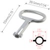 Hyamass Electrical Cabinet Key Set - 4-Pack Aluminum Alloy Safety