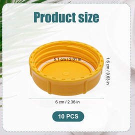 10pcs Storage Baby Bottle Caps, Travel Bottle Caps Storage Lids Replacement Baby Bottle Caps Storage Lids Replacement Compatible with Lansinoh MAM Pigeon Bottles (Orange)