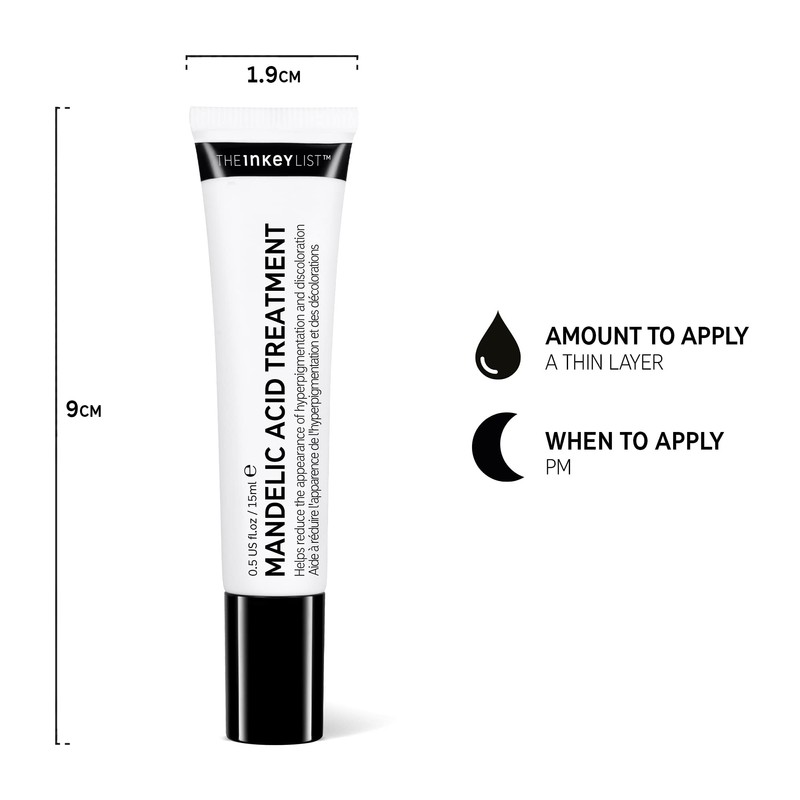 The Inkey List Mandelic Acid Treatment. Reduces Hyperpigmentation and Discoloration