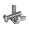 50Pcs #6-32x5/16 Button Head Socket Cap Screws Bolts, Stainless Steel