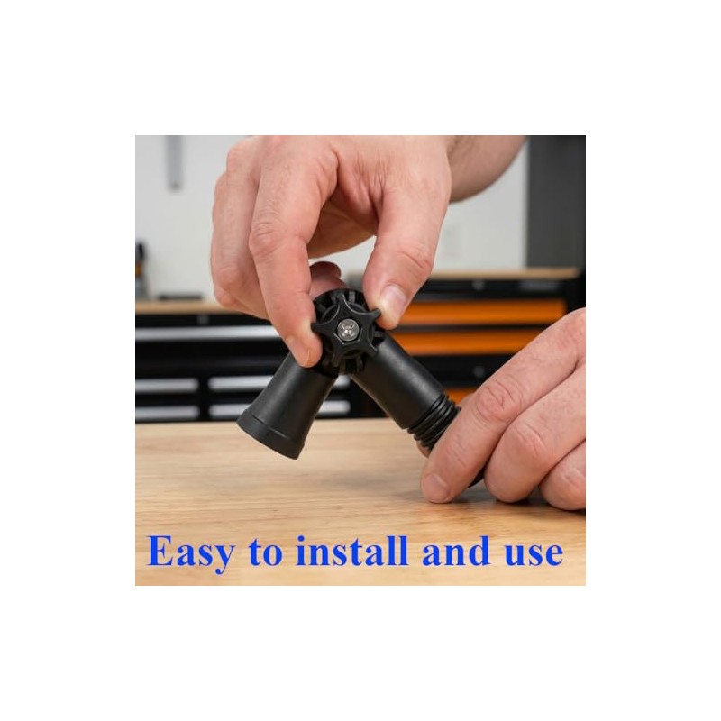 Universal Joint Angle Adaptor for Telescoping Extension Pole, (Head Only,