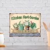 Shawprint KITCHEN HERB GARDEN RETRO VINTAGE STYLE METAL TIN WALL