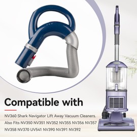 E.LUO Replacement Vacuum Hose - Compatible With Shark Hose Handle Part NV360 NV350 NV351 NV352 NV355 NV356 NV357 NV358 NV370 UV541 NV390 NV391