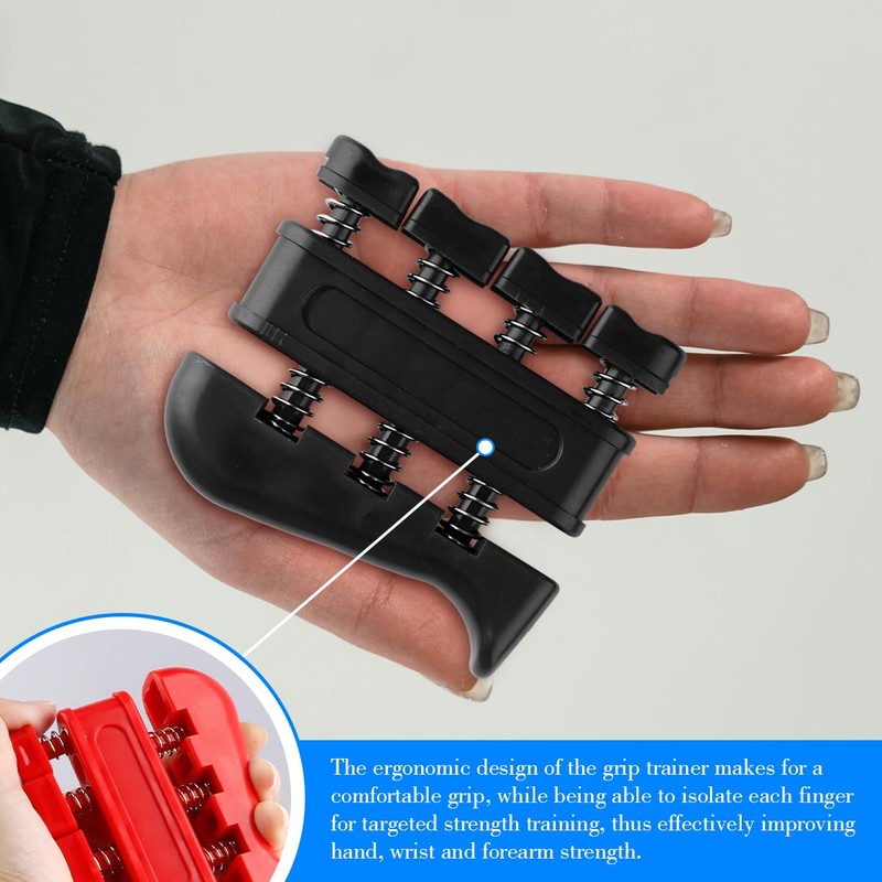 Thyonta 3PCS Finger Grip Trainer Portable and Durable Rehab Bi-Directional