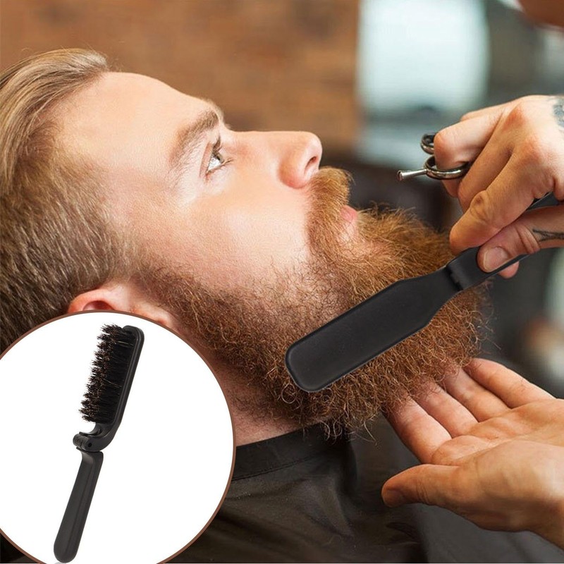 2 Piece Folding Comb, Portable Travel Brush, Unisex, Folding Massage