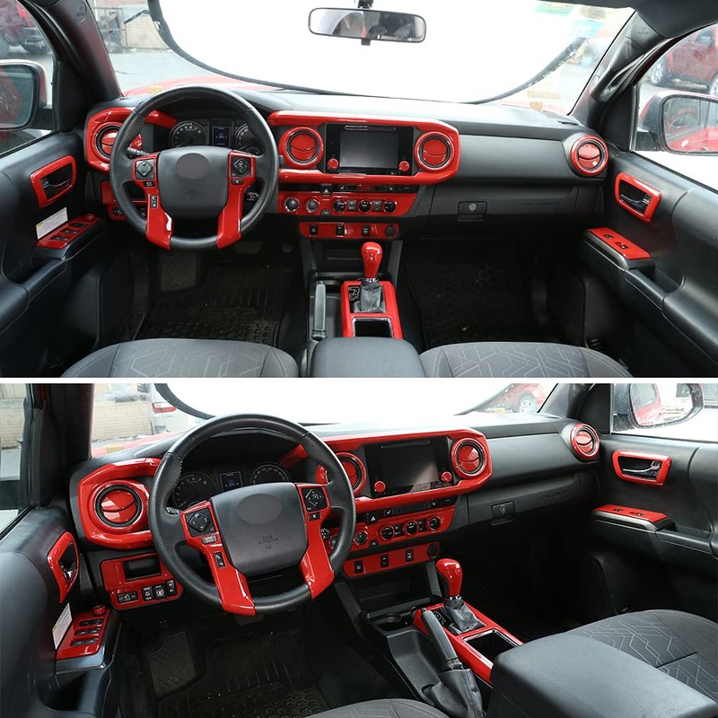 LLKUANG for Toyota Tacoma 2016-2020 Pickup SUV Car ABS Red