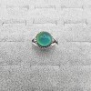Sterling Mood Ring in Sterling Silver Plated, Color Changing Ring