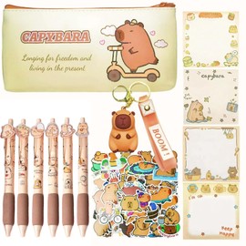 Mrltau Capybara Stationary Pencil Case, multicoloured, Style C