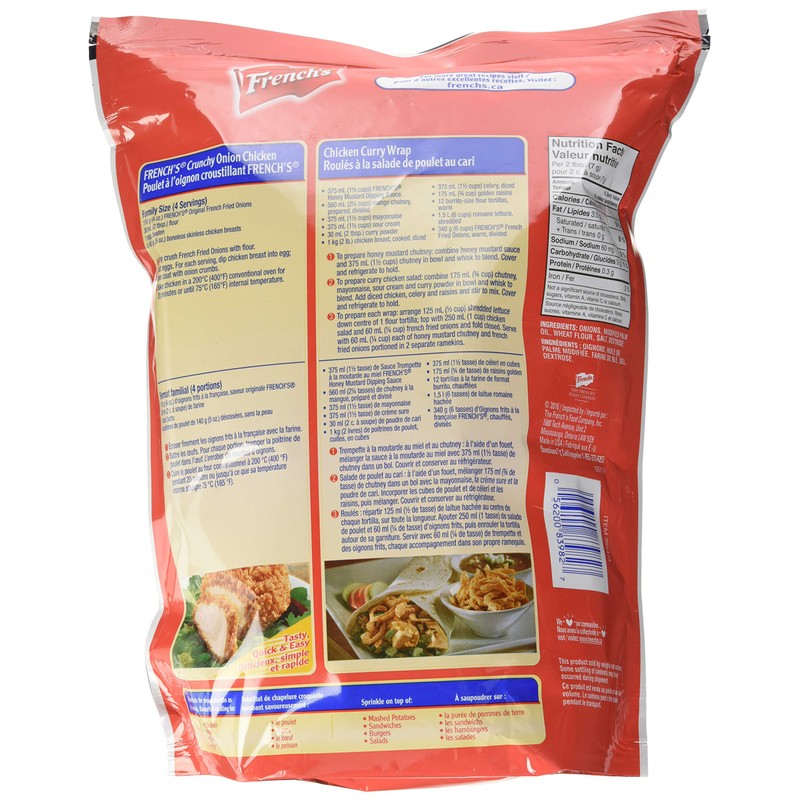 French's, Crunchy Toppers, Onions, 680g