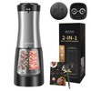 MOVNO 2 in 1 Electric Salt and Pepper Grinder Set,