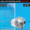 Swimables Heavy Duty Inline Pool Leaf Canister - Compatible with