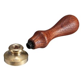 Yin Yang Roses - Deluxe 1.2" (3cm) Diameter Wax Seal Stamp by Seasons Creations