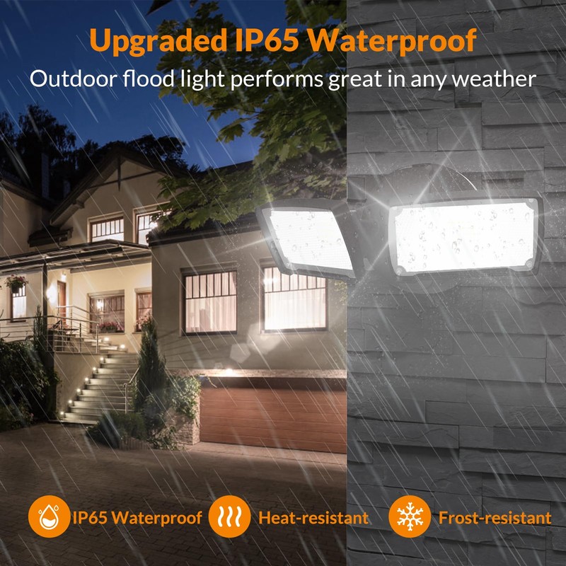 LEPOWER 28W 3000LM ‌LED Security Flood Light‌ ‌Outdoor‌, Switch Controlled