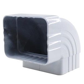90° Gutter Elbow Roofing Gutter downspout Extension Aluminum Downspout Elbow 3x4 White (90° Gutter Elbow 3x4in)