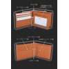 SCIENSER Bi-Fold Genuine Leather Wallet, 18 Cards, Men's, Large Capacity,