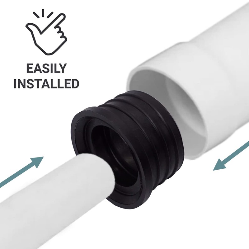 SKIR'CO Rubber Sleeve for Drain Pipe Pipe Connector Pipe Adapter