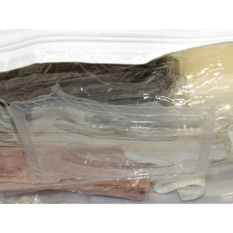 Clear Vinyl Zippered Storage Bags 24 x 27 x 7