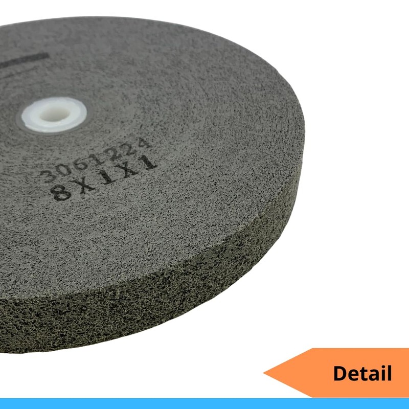 WA 8" Inch Bench Grinding Wheel, High-Density Nylon Fiber Silicon