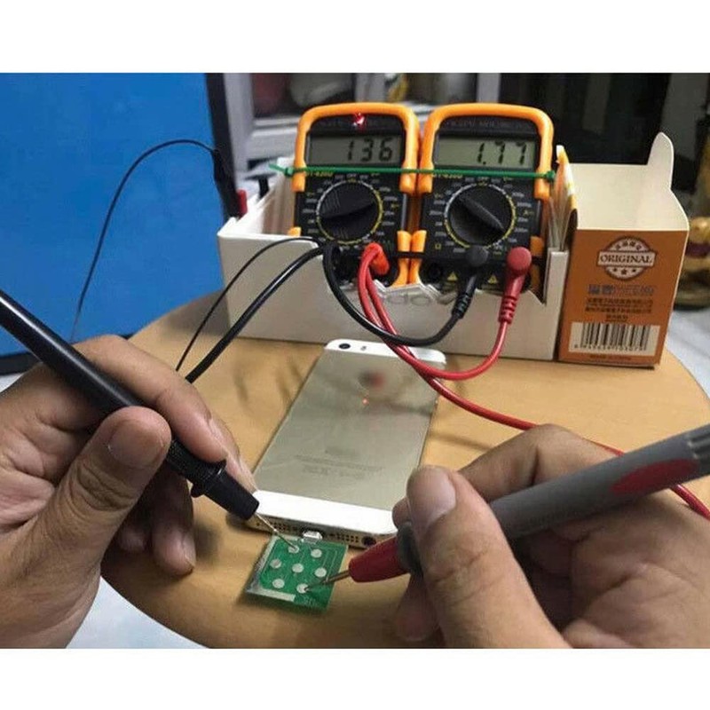 Acxico 3Pcs/Set Mobile Phone Battery Power Charging Dock Flex Tester