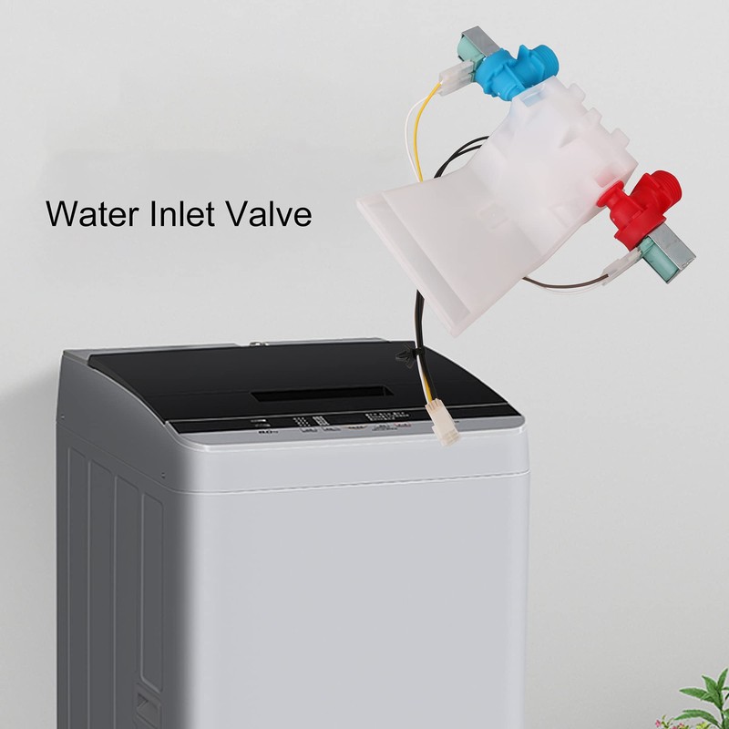 Mxfans Water Inlet Valve W10144820 Replacement for Kenmore Replaces W10144820