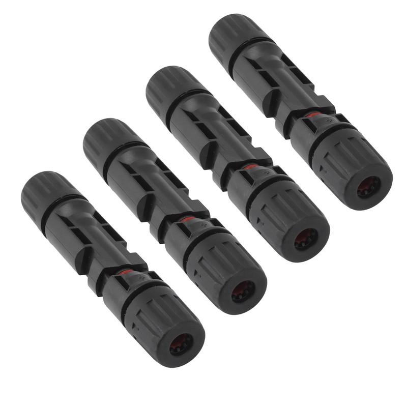 10 Sets Solar Panel Cable Connectors Waterproof Dustproof UV Resistant