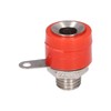 100Pcs 4mm Banana Plug Socket Binding Post Cross Connector Plug