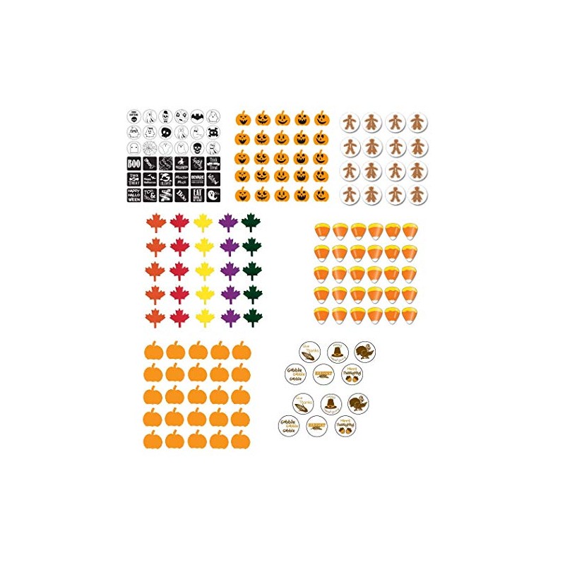 Sip Hole Cover, 7 Pkgs of 250 Caps Each, Fall