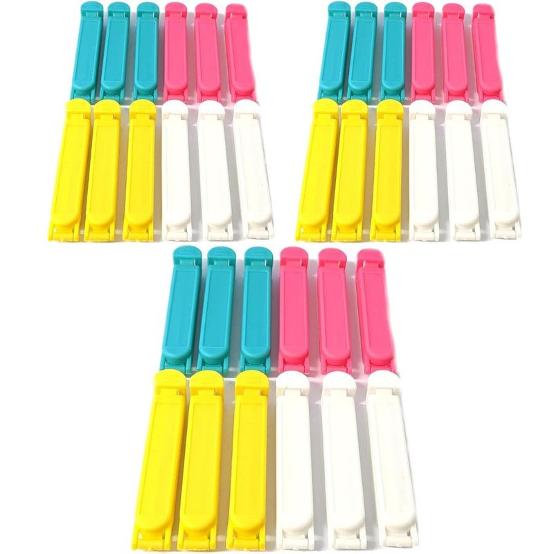 Pack of 36 Food Clips Plastic - Inspire Your Kitchen