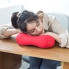 MOGU Portable Hole Pillow, Made in Japan, Bead Cushion, Hard